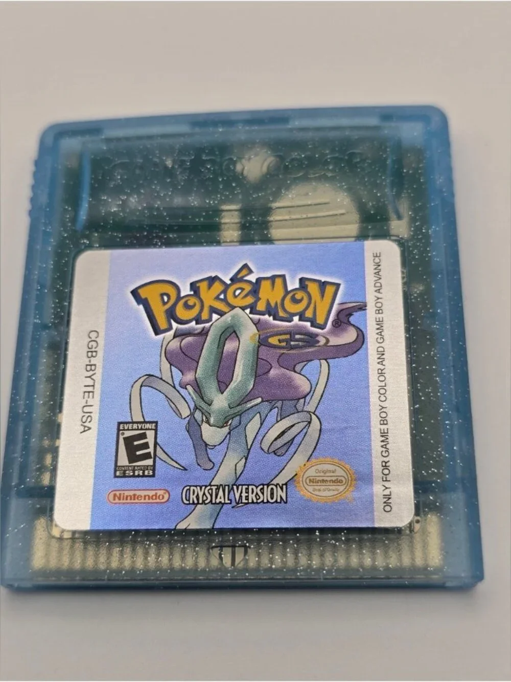 Pokémon Gameboy Game Crystal Version- Reproduction